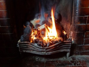 fire has caught and has started blazing