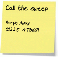 post it note call the sweep